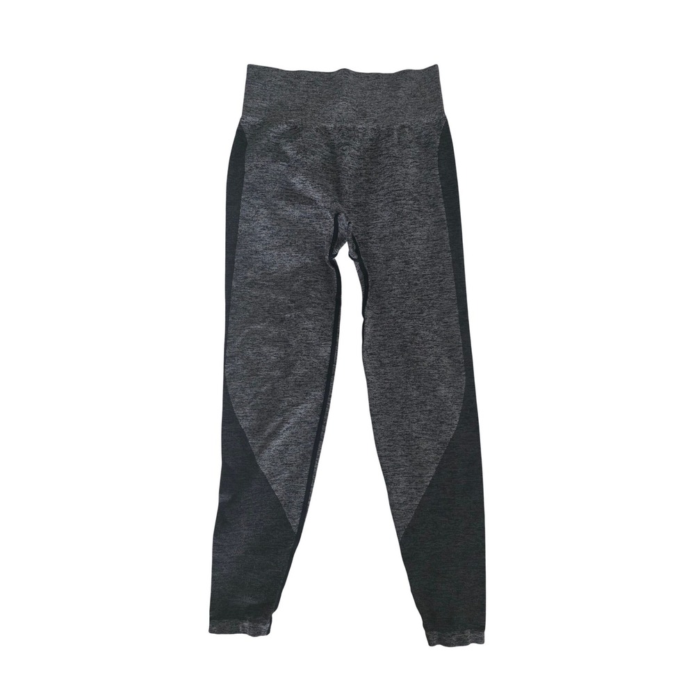 PINK Victoria's Secret Seamless High Waist‎ Contoured Leggings Grey Black Small